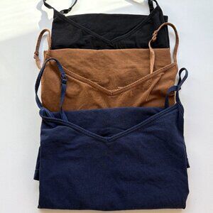 Old Navy First Layer V-Neck Cami Tank Tops 3 PC Bundle Assorted Colors Size 2X
